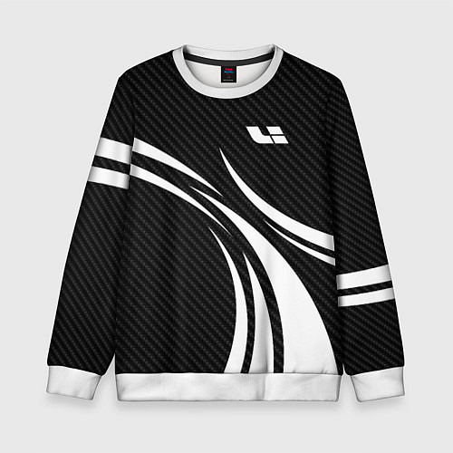 Детский свитшот Lixiang - carbon black / 3D-Белый – фото 1