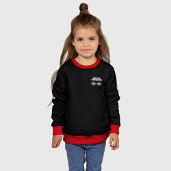 Свитшот детский Arctic Monkeys - classic black color, цвет: 3D-красный — фото 2
