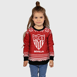 Свитшот детский Новогодний Sevilla, цвет: 3D-черный — фото 2