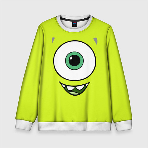 Детский свитшот Майк Вазовски / 3D-Белый – фото 1