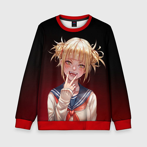 Детский свитшот Himiko Toga league of villains / 3D-Красный – фото 1