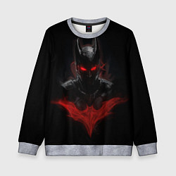 Свитшот детский Neon Batman in the dark, цвет: 3D-меланж