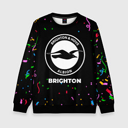 Свитшот детский Brighton конфети, цвет: 3D-черный