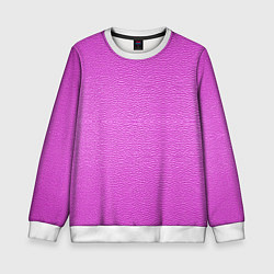 Свитшот детский Текстура розовой кожи, цвет: 3D-белый