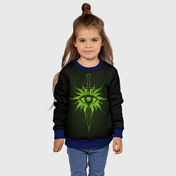 Свитшот детский Dragon Age Inquisition logo, цвет: 3D-синий — фото 2