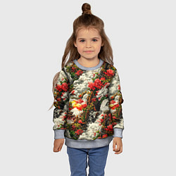 Свитшот детский Дракон в небесном храме - нейросеть, цвет: 3D-меланж — фото 2