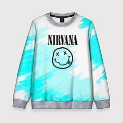 Детский свитшот Nirvana rock music color