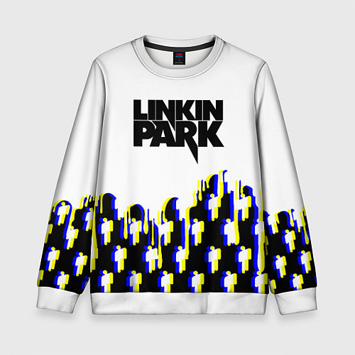 Детский свитшот Linkin park human / 3D-Белый – фото 1