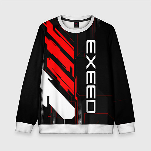 Детский свитшот Exeed - red uniform / 3D-Белый – фото 1