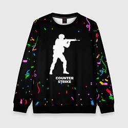 Детский свитшот Counter Strike конфети