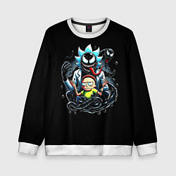 Детский свитшот Morty and Rick - we are Venom