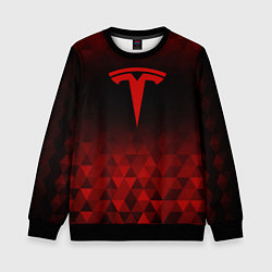 Детский свитшот Tesla red poly