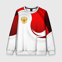 Детский свитшот Россия - красный и белый
