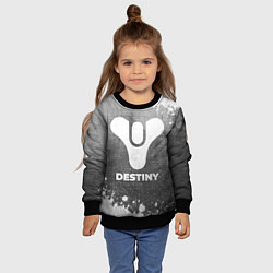 Свитшот детский Destiny - grey gradient, цвет: 3D-черный — фото 2