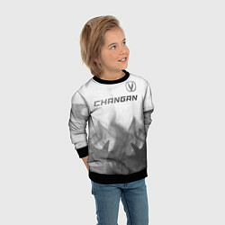 Свитшот детский Changan - white gradient посередине, цвет: 3D-черный — фото 2