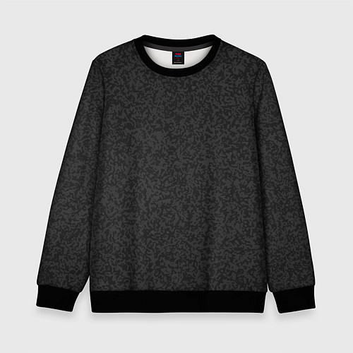 Детский свитшот Тёмный чёрно серый текстурированный / 3D-Черный – фото 1