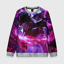 Детский свитшот Клинок рассекающий демонов - аниме