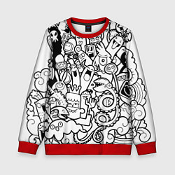 Свитшот детский Каляки маляки, цвет: 3D-красный