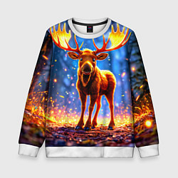 Детский свитшот Лосенок в лесу