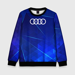 Детский свитшот Audi blue poly