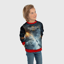 Свитшот детский Kingdom Come Deliverance 2 молнии, цвет: 3D-красный — фото 2