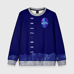 Свитшот детский Mortal Kombat - Саб-Зиро, цвет: 3D-меланж