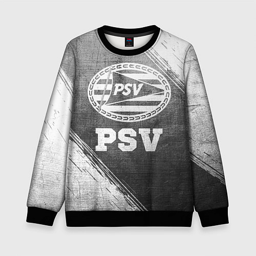 Детский свитшот PSV - grey gradient / 3D-Черный – фото 1