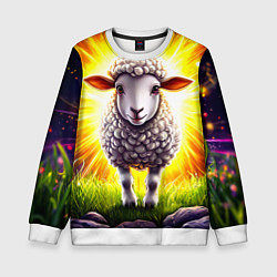 Детский свитшот Овечка в ярких лучах