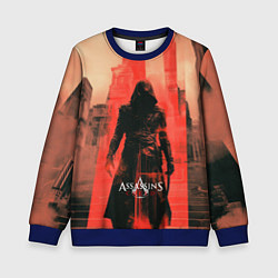 Свитшот детский Assassins Creed black ninja, цвет: 3D-синий