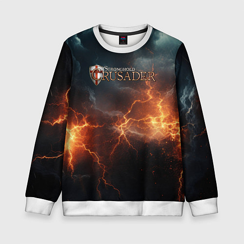 Детский свитшот Stronghold сrusader небесная мощь / 3D-Белый – фото 1