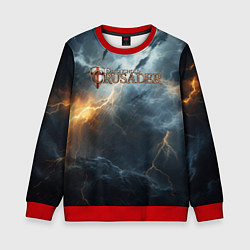 Свитшот детский Stronghold сrusader крестовый гром, цвет: 3D-красный