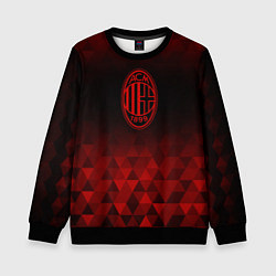 Детский свитшот AC Milan red poly