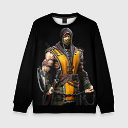 Свитшот детский Mortal kombat - Scorpion, цвет: 3D-черный