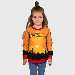 Свитшот детский Indiana Jones and the Great Circle, цвет: 3D-красный — фото 2