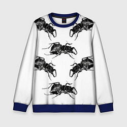 Свитшот детский Mezzanine album, цвет: 3D-синий