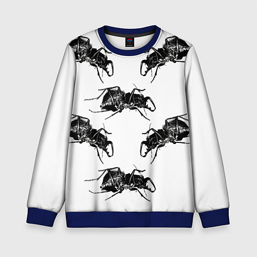 Детский свитшот Mezzanine album / 3D-Синий – фото 1