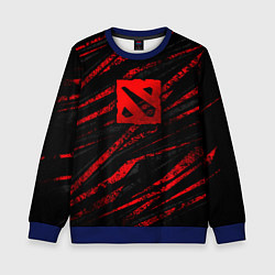 Детский свитшот Dota 2 - красные потертости