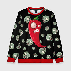 Детский свитшот Перчик из игры растения против зомби