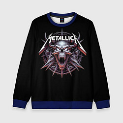 Детский свитшот Metallica - cool skull with horns