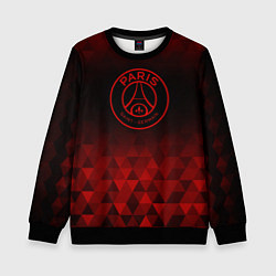 Детский свитшот PSG red poly