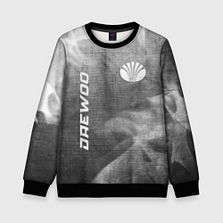Свитшот детский Daewoo - grey gradient вертикально, цвет: 3D-черный