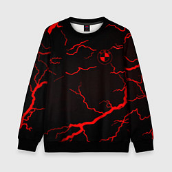 Свитшот детский BMW storm red color, цвет: 3D-черный