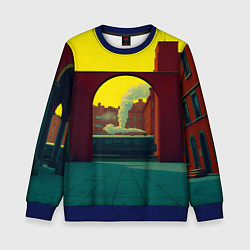 Детский свитшот Арт с поездом