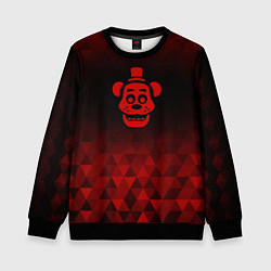 Детский свитшот FNAF red poly