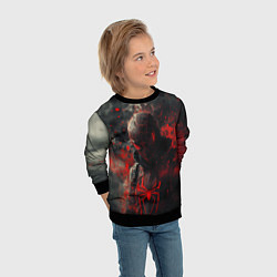 Свитшот детский Black Spider-man, цвет: 3D-черный — фото 2