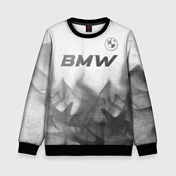 Детский свитшот BMW - white gradient посередине