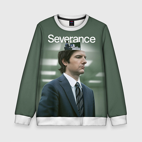 Детский свитшот Mark Severance / 3D-Белый – фото 1