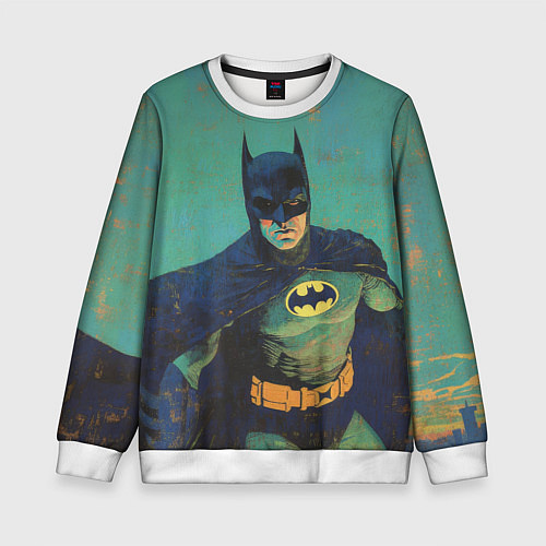 Детский свитшот Злой Бэтмен / 3D-Белый – фото 1