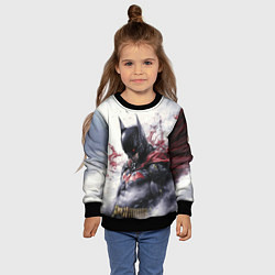 Свитшот детский Бэтмен в тумане, цвет: 3D-черный — фото 2