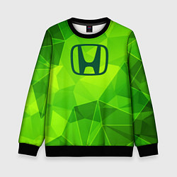 Детский свитшот Honda green poly